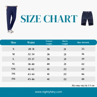 2 Pcs Combo Zipper Trouser