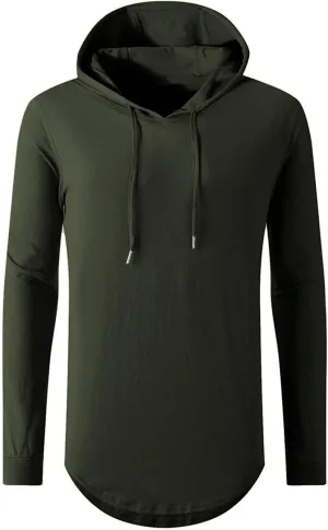 Aiyino Men's S-5X Long Sleeve Fashion Athletic Hoodies Sport Sweatshirt Hip Hop Pullover