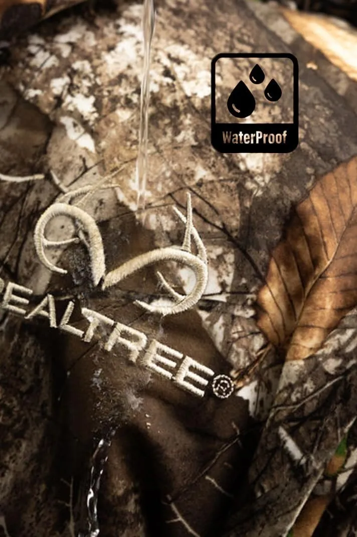 Realtree Men's Edge/Timber/Max-7 Camo Hunting Insulated Cold Weather Parka Jacket - Wind-proof, Mid-weight and Super Warm
