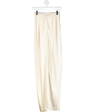 Sinead Keary Cream The Sandra" - Satin Trousers UK 6