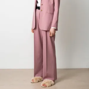Swipe Wool Pants Pink